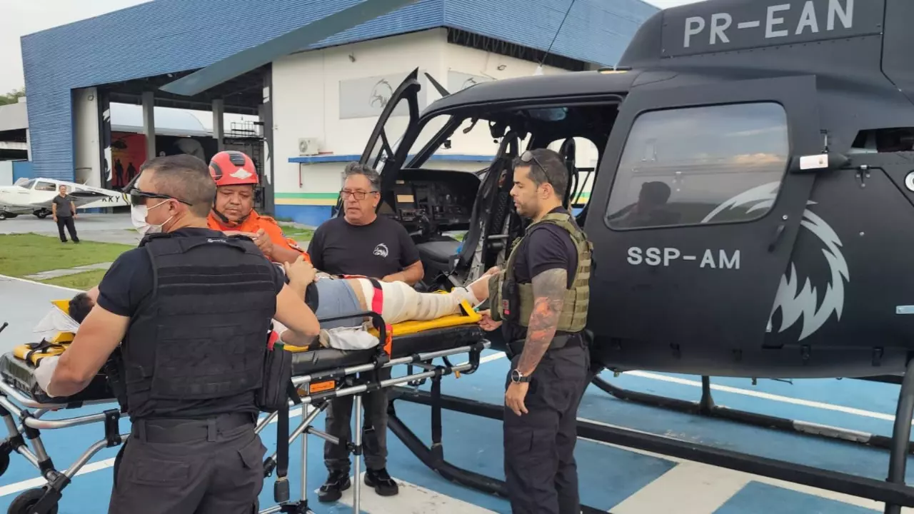 Em dez meses, Departamento Aéreo da SSP-AM realizou 47 resgates aeromédicos